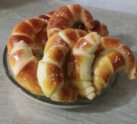 نان حلزونی شکلاتی