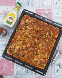 پیتزا دستپخت همسر عزیزم