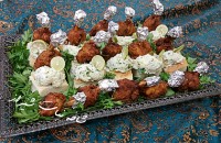 پاچینی مرغ+سالاد سیب زمینی