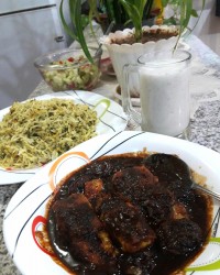 خورش آلوچه ماهی