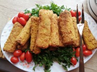 رول تست مرغ و قارچ