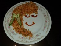 ناهار خوشمزه ما توسط دختر گلم