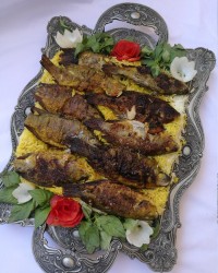 ته چین ماهی در فر