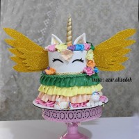 کیک یونیکورن بالدار
