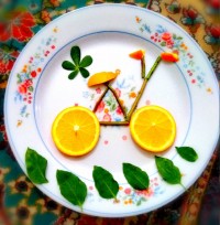 نقاشی با میوه