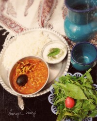 خورشت قیمه با گوشت چرخ کرده
