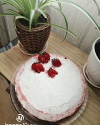 اینم ازکیک من برای مهمانی