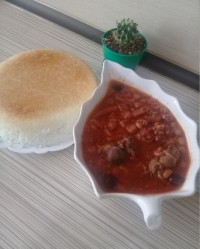 خورش سیب و آلبالو