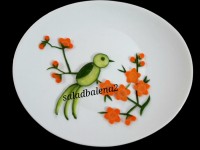 نقاشی با خیار و هویج