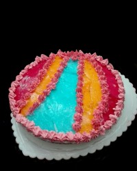 کیک با روکش ژله ای