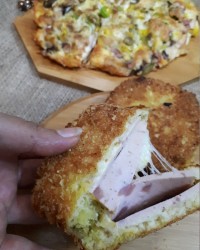 ساندویچ ژامبون با چاشنی تند