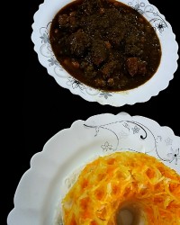 قورمه سبزی ناهار امروز ما