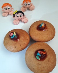 مافین توت فرنگی