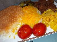 شامی با برنج