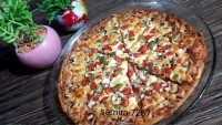 پیتزا خونگی با خمیر جادویی