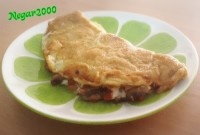 املت سبزیجات با پنیر