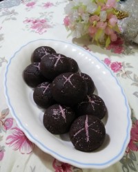 قرابیه شکلاتی آتشفشانی