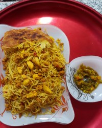 ماکارانی با ته دیگ نونی