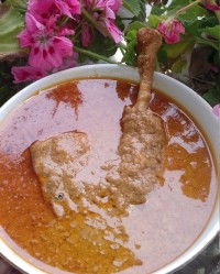 فسنجان با مرغ محلی جاتون سبز عزیزان من