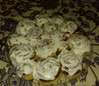 نان سینامون با رویه پنیر