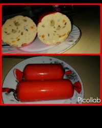 کالباس خانگی بسیار زیبا و دوست داشتنی