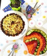 عدس پلومخلوط