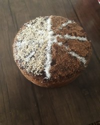 کیک شکلاتی و آب طالبی بستنی روزدختر