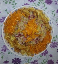 آلبالوپلو دست پخت خواهرم