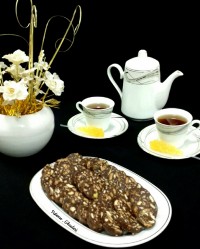 شیرینی موزائیکی بدون فر