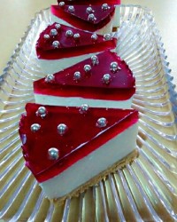 چیز کیک گیلاس.