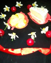 کیک بستنی خوشمزه