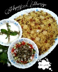 عدس پلومخلوط