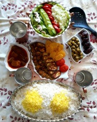 خورش کدو و بادمجان