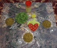 امگشت پلو با تن ماهی و لوبیا چشم بلبلی