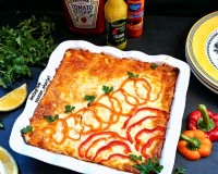 گراتن مرغ و بادمجان