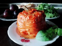 دلمه فلفل دلمه ای