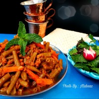 خوراک لوبیا سبز