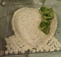 ماست و خیار قالبی