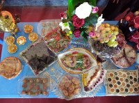 اینم میز آرایی خاله جونم در جشنواره آلبالو شهرستان (تسوج) چطوره دوستان؟؟
