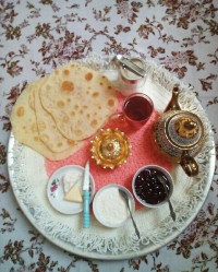 نان خانگی تابه ای
