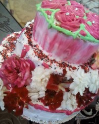 کیک سه طبقه