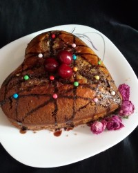 کیک نارگیلی شکلاتی