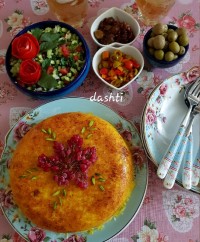 ته_چین_مرغ_بادمجون