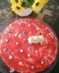 اینم ازکیک من برای یه دورهمی