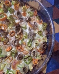 تارت میکس سبزیجات