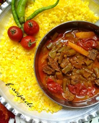 خورش لوبیا سبز