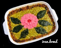 تزیین آش رشته