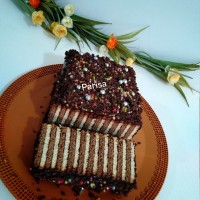 کیک یخچالی ساده