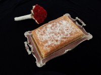 کیک تخته ای نارگیل و کشمش