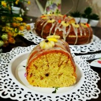 برش کیک موز وشکلات شیری